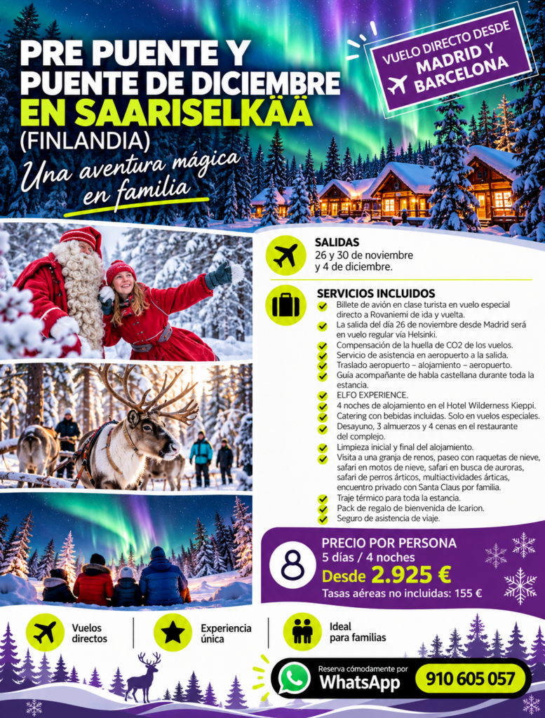 Pre puente y Puente de Diciembre en SAARISELKAA